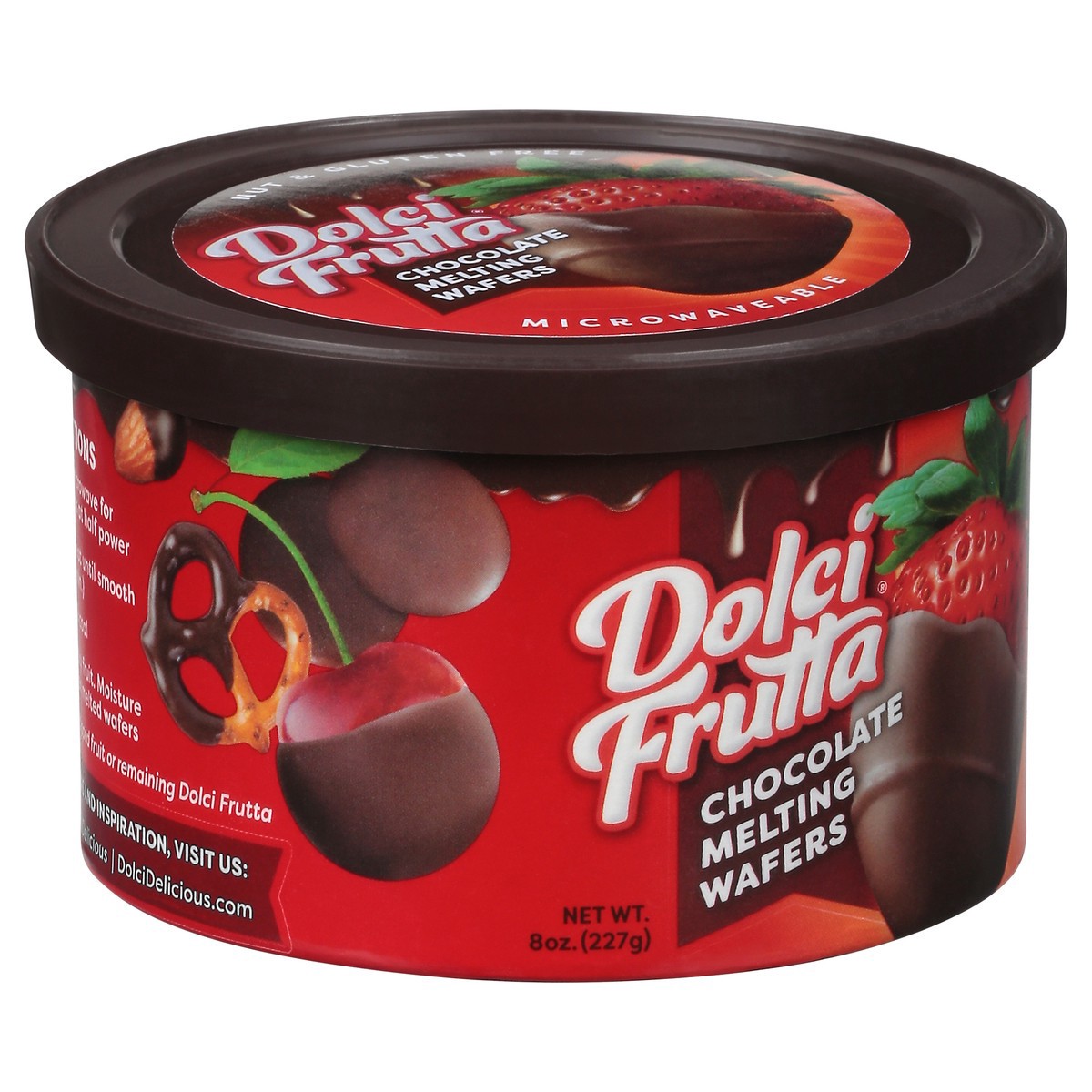 slide 2 of 9, Dolci Frutta Chocolate Melting Wafers 8 oz, 8 oz