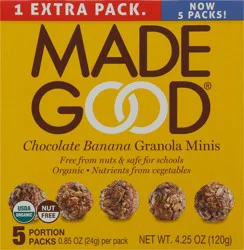 MadeGood Organic Chocolate Banana Granola Minis 5 ea