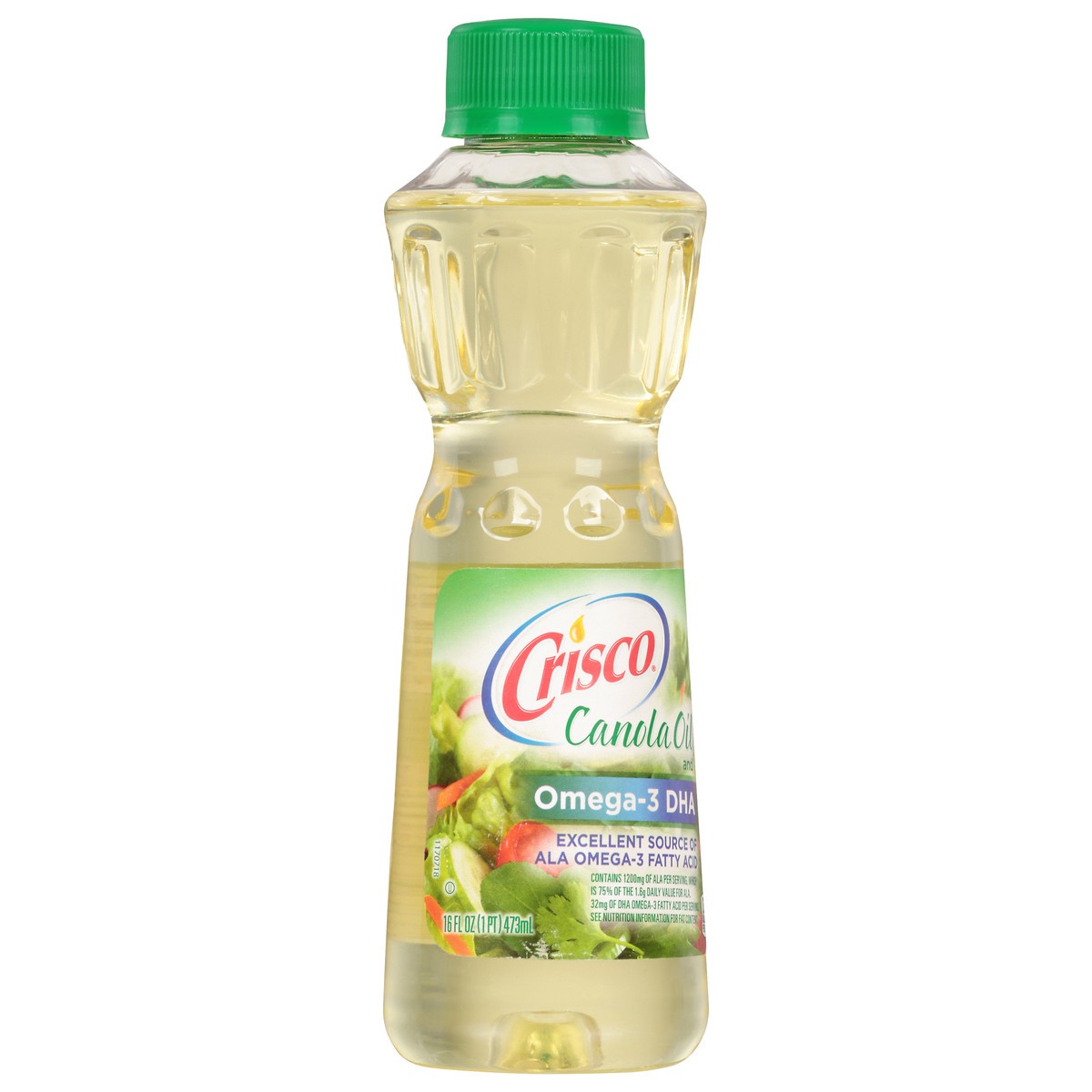 slide 4 of 9, Crisco Canola Oil and Omega-3 DHA 16 fl oz, 16 fl oz