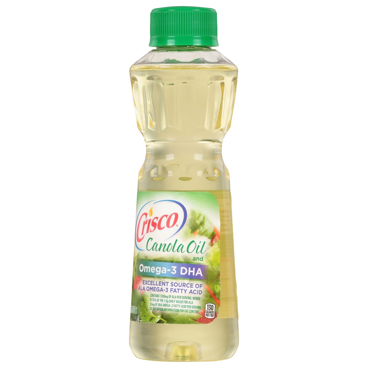 slide 7 of 9, Crisco Canola Oil and Omega-3 DHA 16 fl oz, 16 fl oz