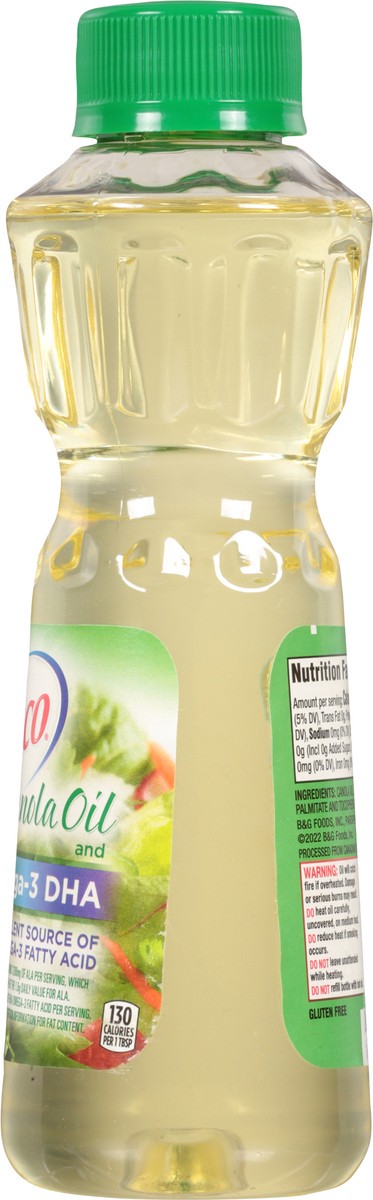 slide 6 of 9, Crisco Canola Oil and Omega-3 DHA 16 fl oz, 16 fl oz