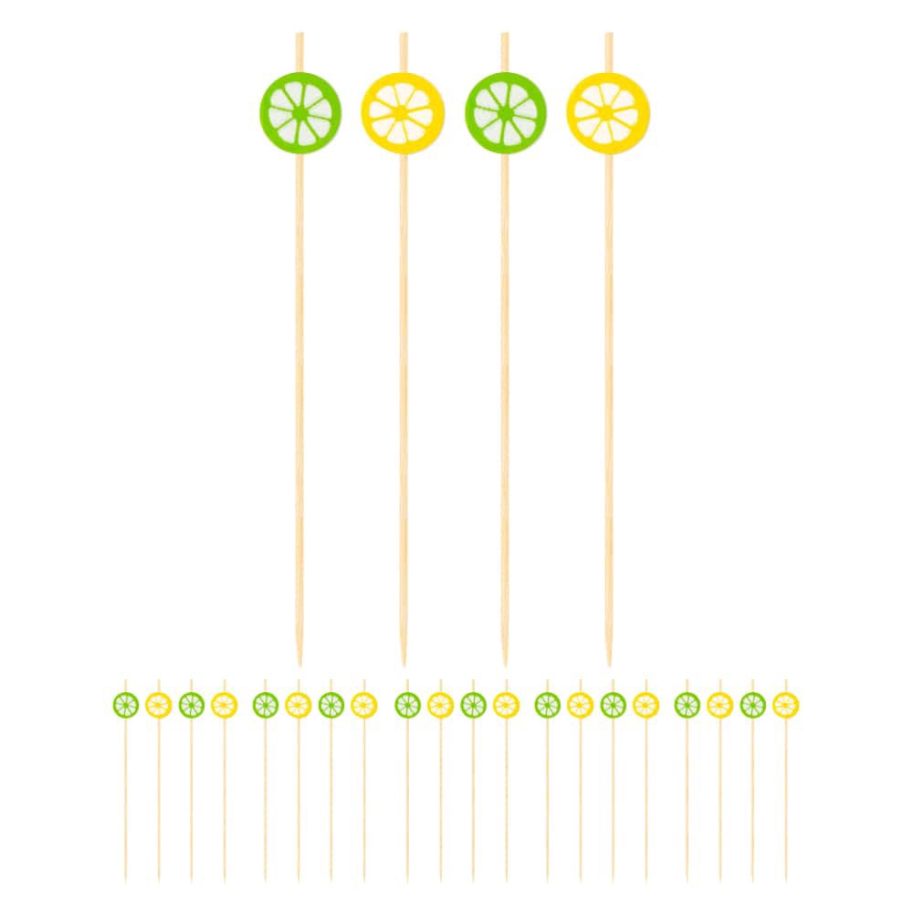 slide 1 of 1, OGGI Lemon Lime Party Picks, 20 ct