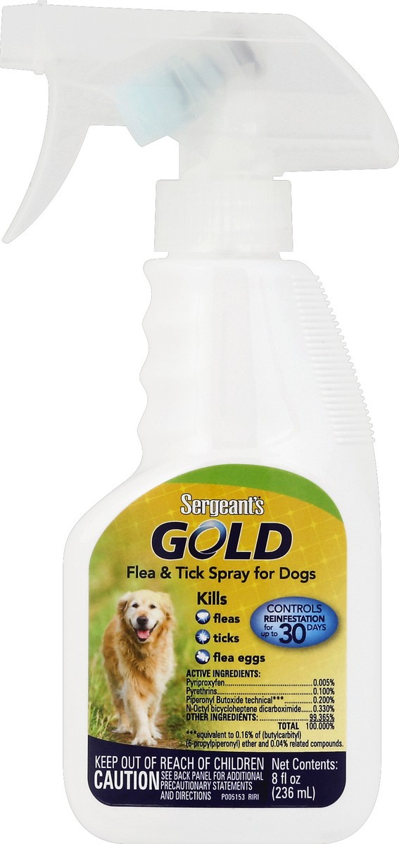 slide 2 of 2, Sergeant's Flea & Tick Spray 8 oz, 8 oz