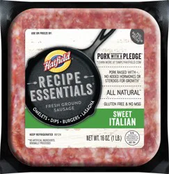 Hatfield Recipe Essentials Fresh Sweet Italian Ground Sausage 16 oz