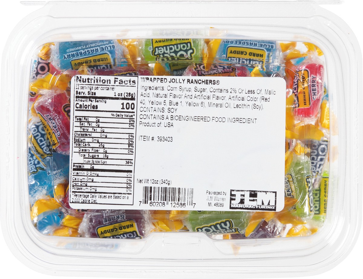 slide 4 of 9, JLM Manufacturing Wrapped Jolly Rancher Candy 12 oz, 12 oz
