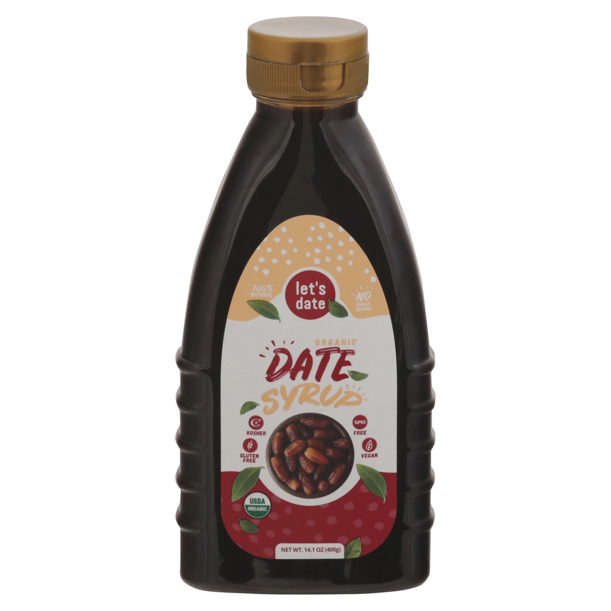 slide 12 of 13, Let's Date Organic Date Syrup 14.1 oz, 