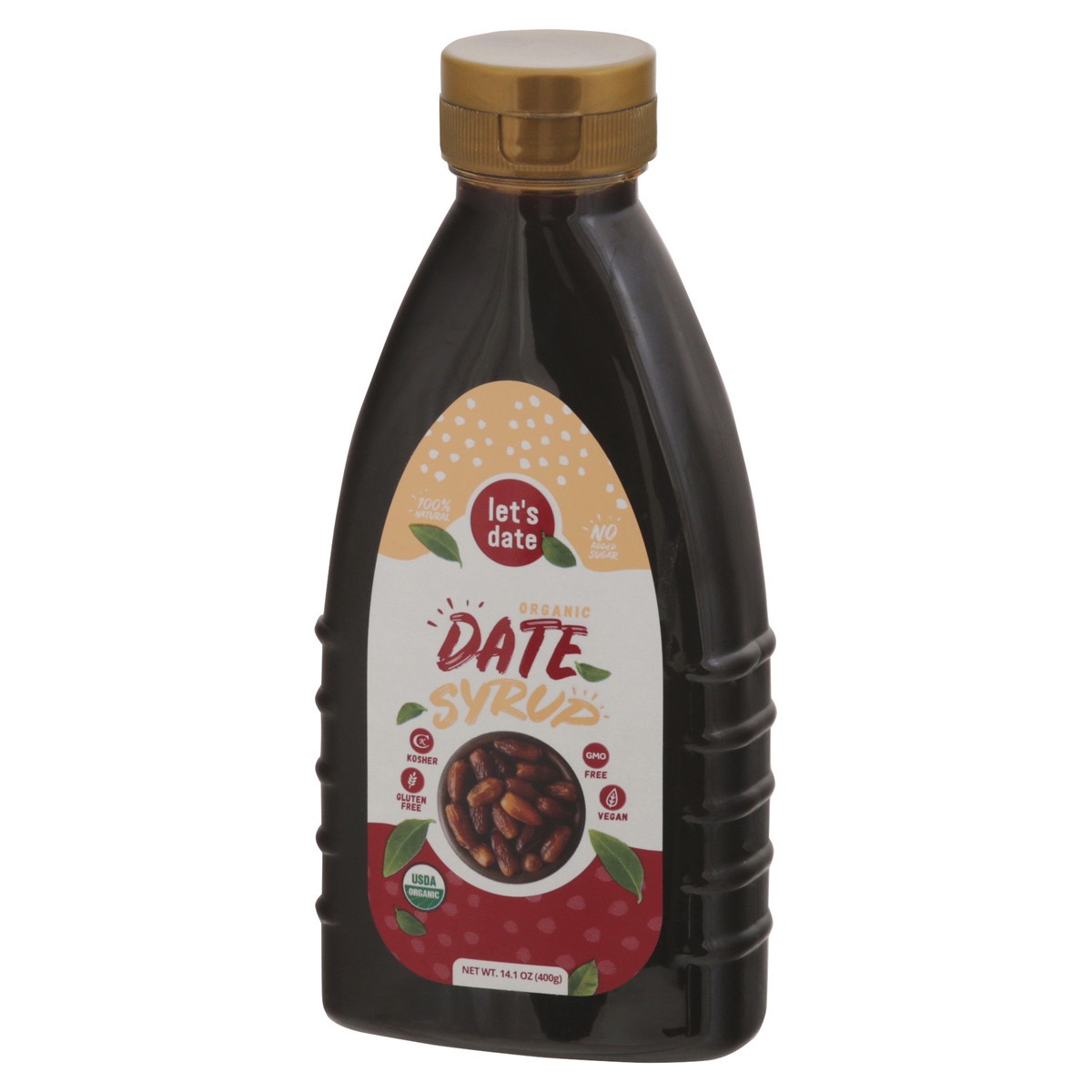 slide 9 of 13, Let's Date Organic Date Syrup 14.1 oz, 