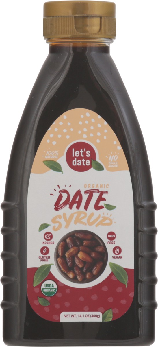 slide 11 of 13, Let's Date Organic Date Syrup 14.1 oz, 