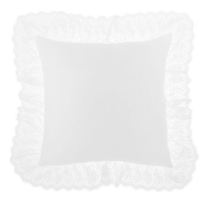 slide 1 of 1, Wamsutta Vintage Chapelle Square Throw Pillow - Bright White, 1 ct