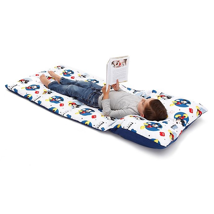 slide 1 of 4, Disney Mickey Mouse Easy-Fold Toddler Nap Mat, 1 ct