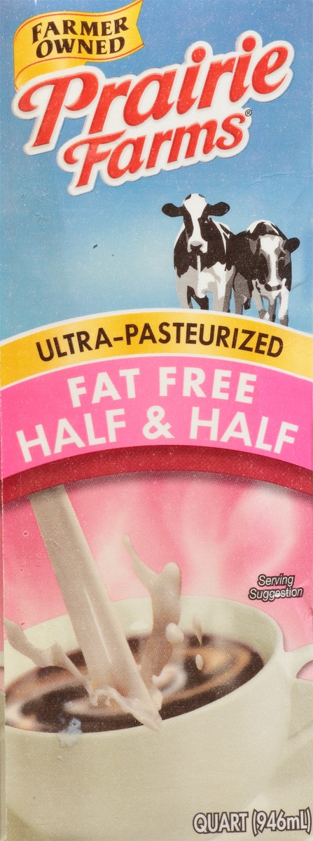 slide 12 of 13, Prairie Farms Fat Free Half & Half 1 qt, 1 qt