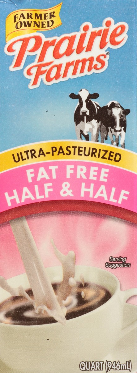 slide 8 of 13, Prairie Farms Fat Free Half & Half 1 qt, 1 qt