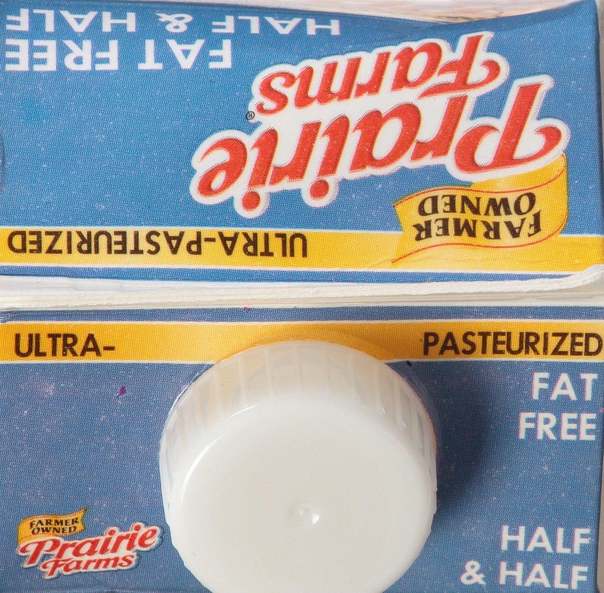 slide 2 of 13, Prairie Farms Fat Free Half & Half 1 qt, 1 qt