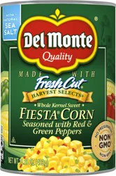 Del Monte Fresh Cut Harvest Selects Whole Kernel Sweet Fiesta Corn 15.25 oz Can