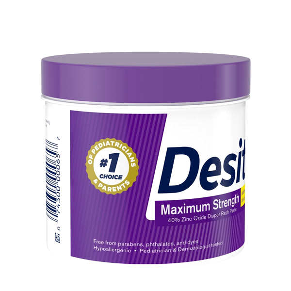 slide 5 of 21, Desitin Maximum Strength Baby Diaper Rash Cream with 40% Zinc Oxide for Treatment, Relief & Prevention, Hypoallergenic, Phthalate- & Paraben-Free Paste, 16 oz, 16 oz