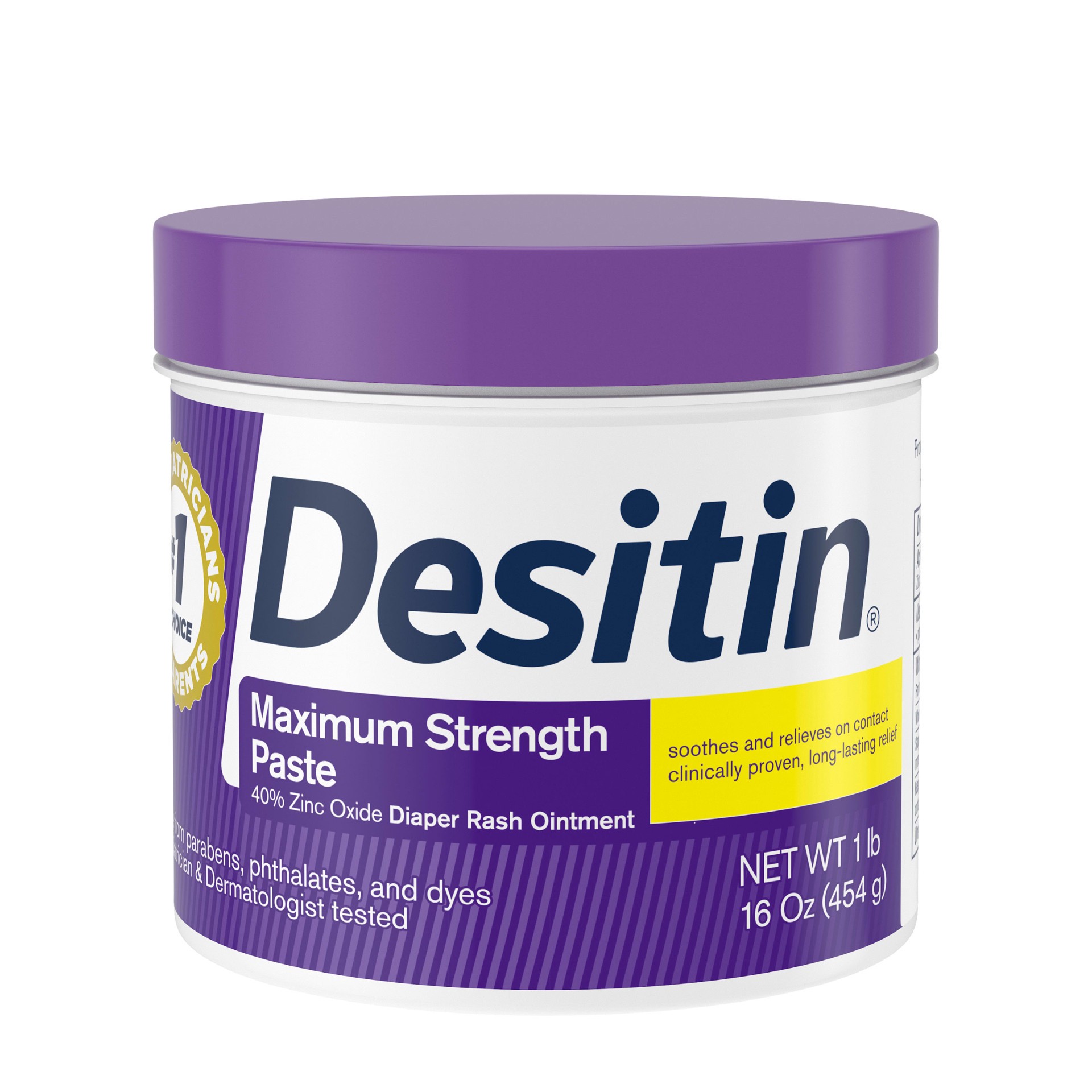 slide 1 of 21, Desitin Maximum Strength Baby Diaper Rash Cream, 40% Zinc Oxide, 16 oz, 16 oz