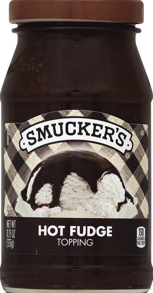 slide 3 of 7, Smucker's Hot Fudge Topping, 11.75 Ounces, 11.5 oz