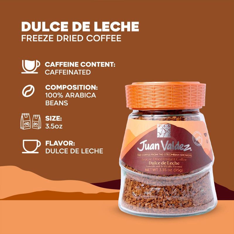 slide 4 of 6, Juan Valdez Freeze Dried Dulce De Leche Instant Coffee 3.35 oz, 3.35 oz