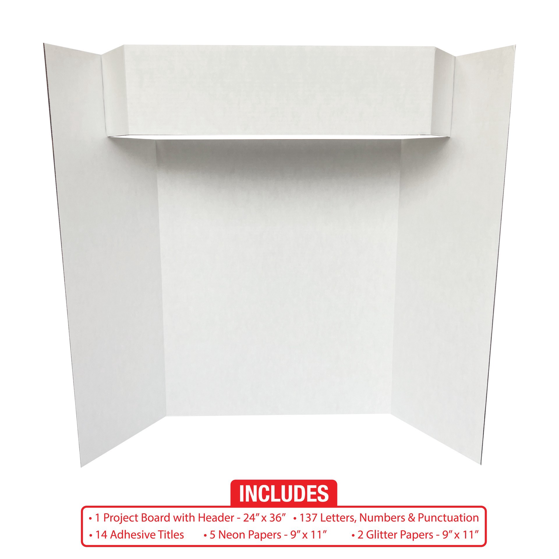 slide 2 of 4, Royal Brites Project Board With Header Kit, 24 in x 36 in