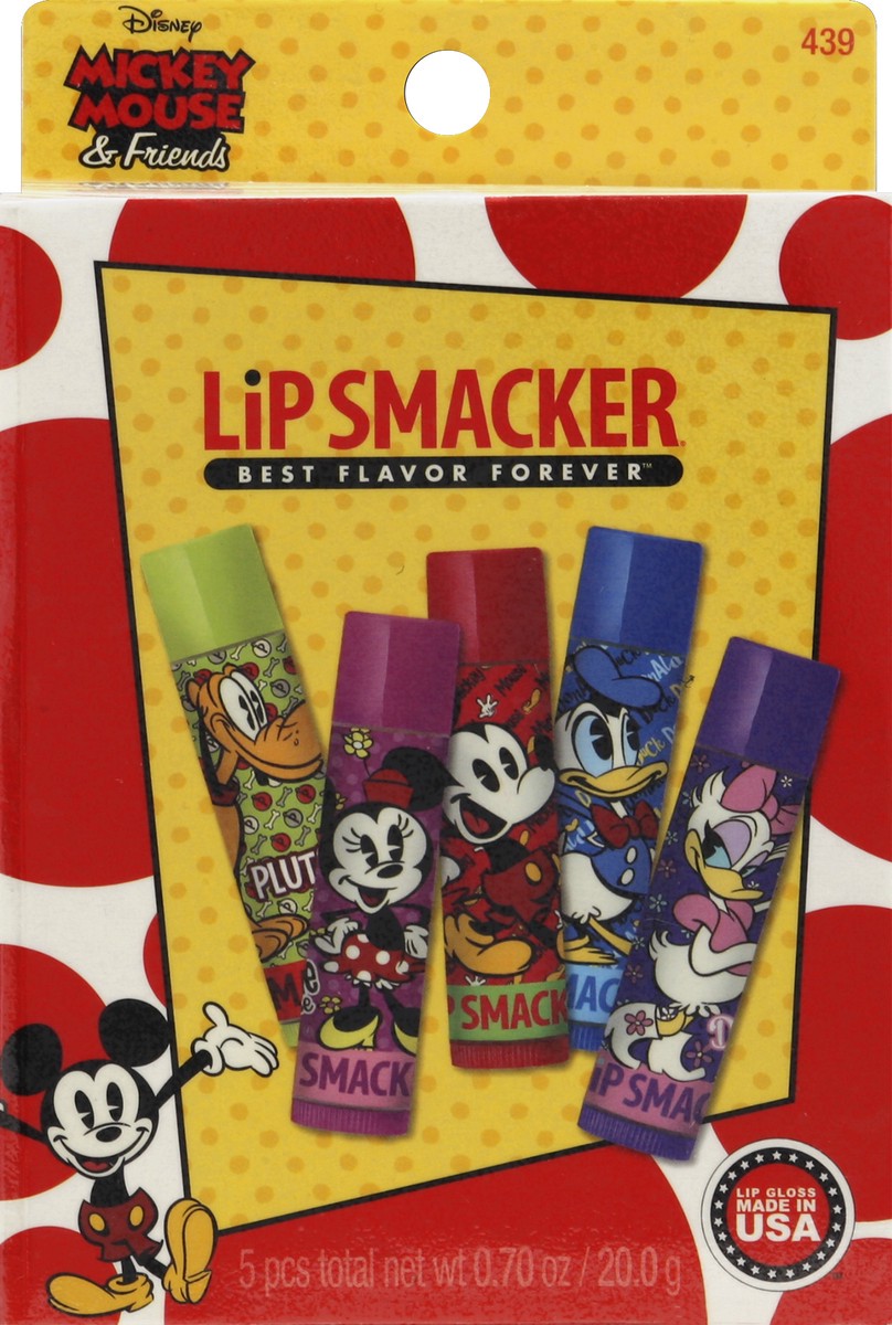 slide 4 of 4, Lip Smacker Mickey Mouse Friends, 5 ct