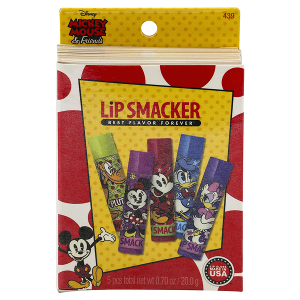 slide 1 of 4, Lip Smacker Mickey Mouse Friends, 5 ct