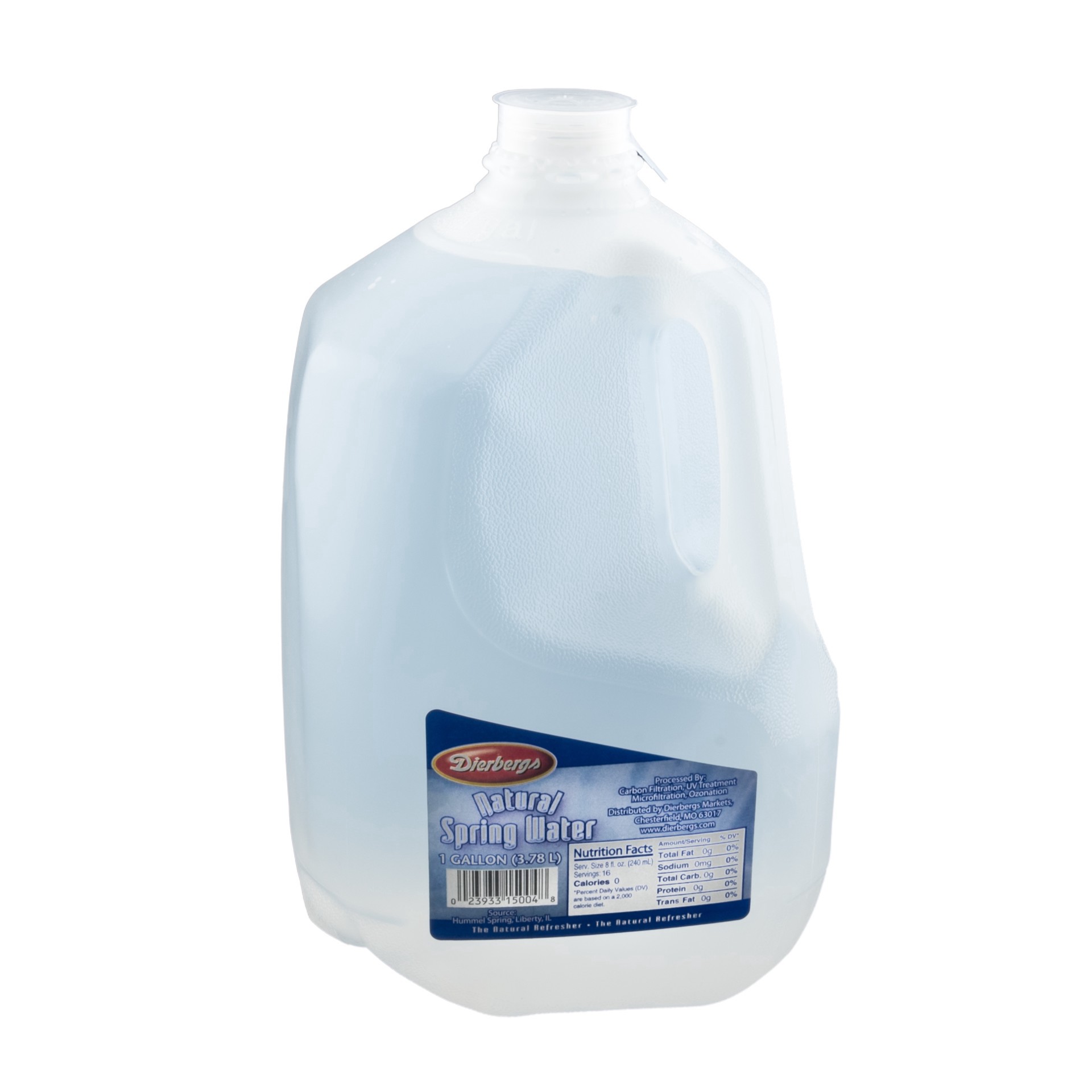 slide 1 of 1, Dierbergs Natural Spring Water - 128 oz, 128 oz