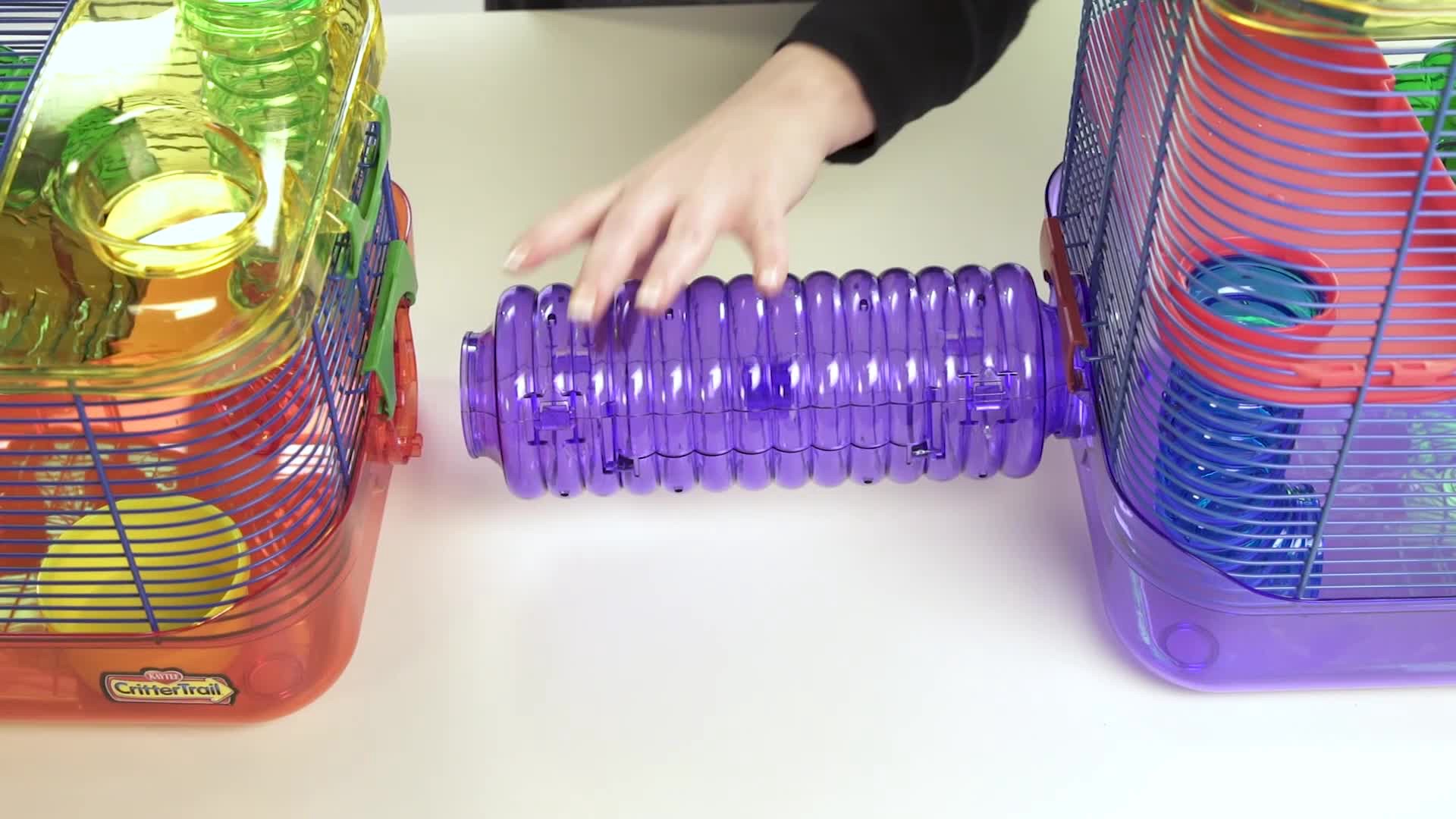 slide 6 of 10, Kaytee Hard Goods Kaytee CritterTrail X Extreme Challenge Home, 18 in