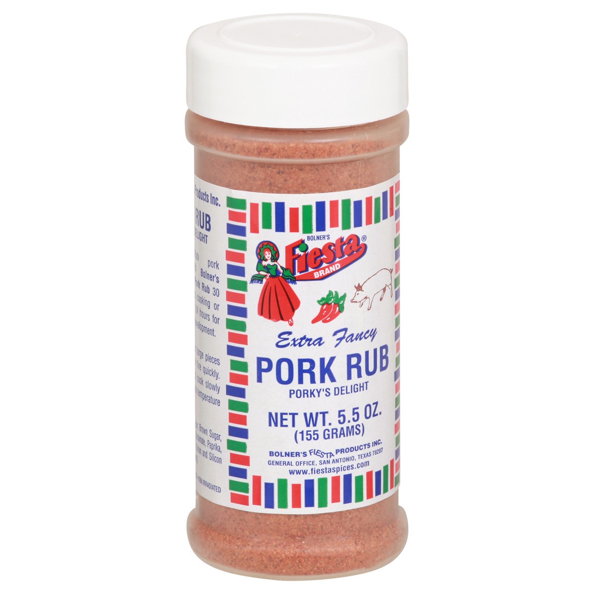 slide 3 of 9, Fiesta Extra Fancy Porky''s Delight Pork Rub 5.5 oz, 5.5 oz