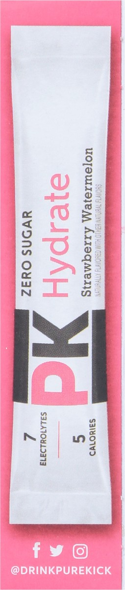 slide 3 of 14, Pure Kick Hydrate Zero Sugar Strawberry Watermelon Drink Mix 6 Stick Packs - 6 ct, 6 ct