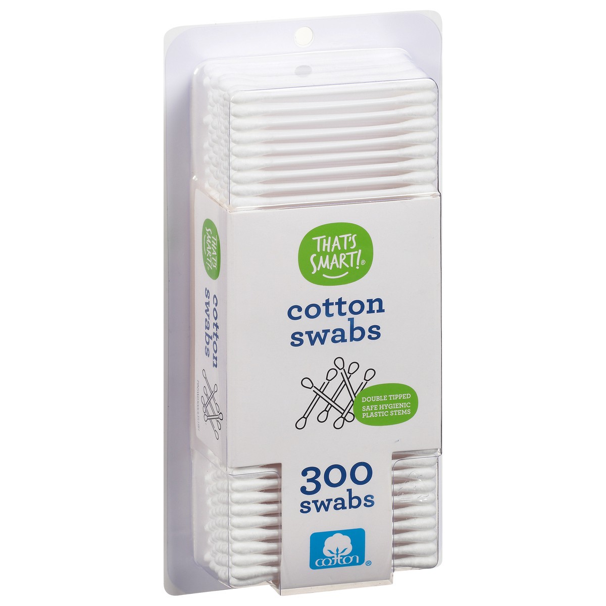 slide 7 of 9, That's Smart! Cotton Swabs 300 ea, 300 ct