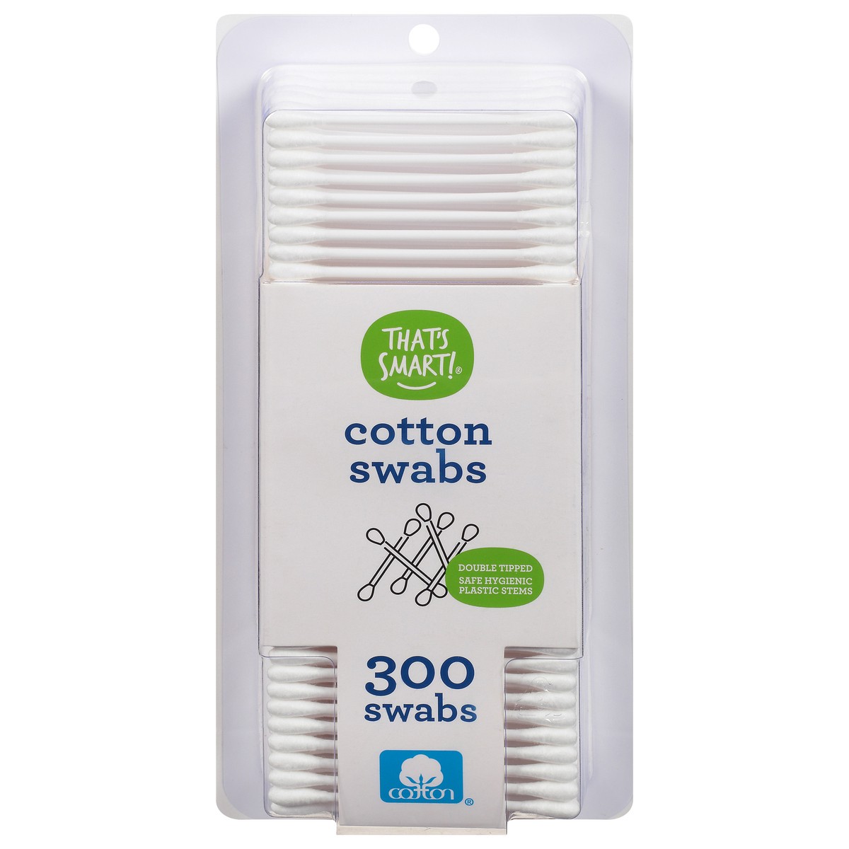 slide 4 of 9, That's Smart! Cotton Swabs 300 ea, 300 ct