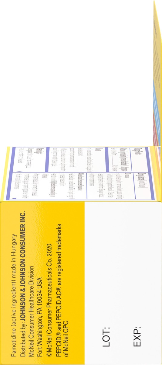 slide 4 of 8, Pepcid AC Maximum Strength Heartburn Relief Tablets, Prevents & Relieves Heartburn Due to Acid Indigestion & Sour Stomach, 20mg of Famotidine to Reduce & Control Acid, Fast-Acting, 75 Ct, 75 ct