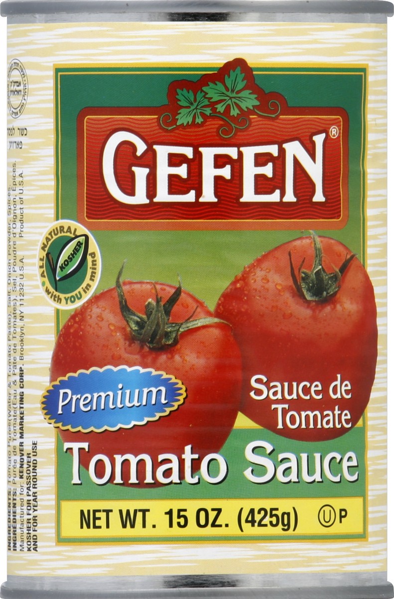 slide 2 of 2, Gefen Tomato Sauce, 15 oz