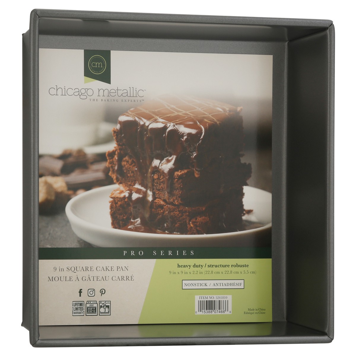 slide 6 of 9, Chicago Metallic The Baking Experts Square Pro Series Non Stick Heavy Duty Cake Pan 1 ea, 1 ct