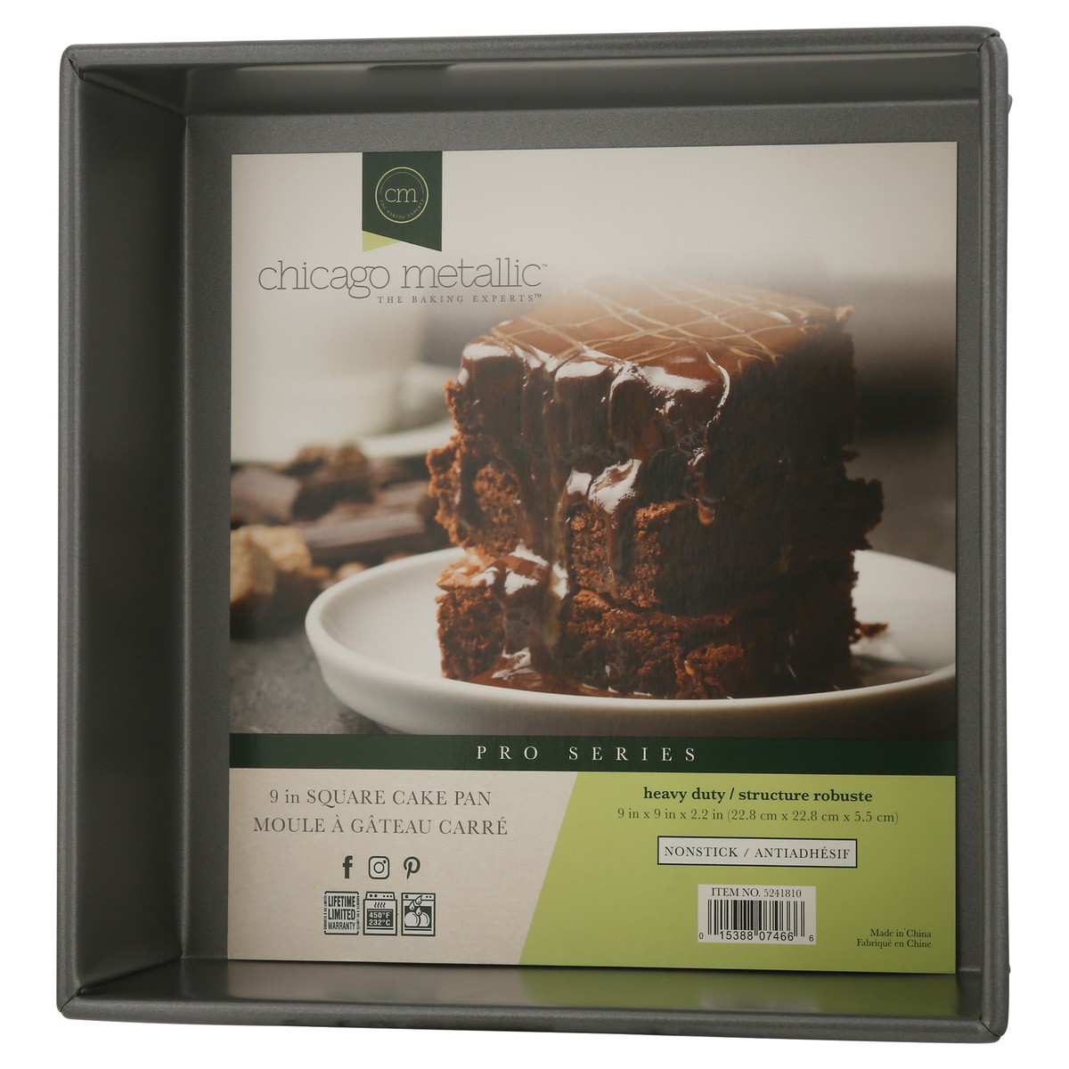 slide 5 of 9, Chicago Metallic The Baking Experts Square Pro Series Non Stick Heavy Duty Cake Pan 1 ea, 1 ct