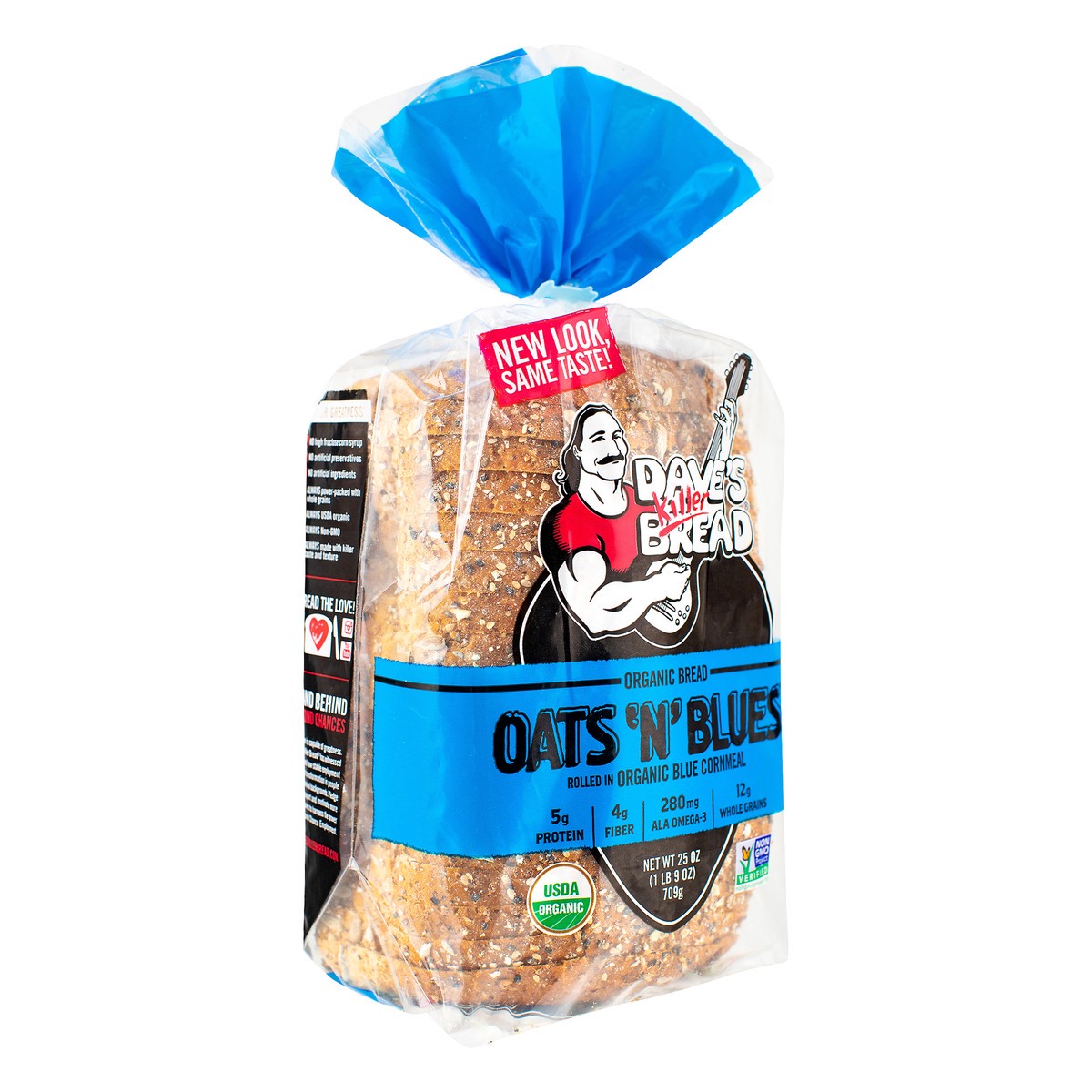 slide 2 of 8, Dave's Killer Bread Organic Blues Bread, 17 oz