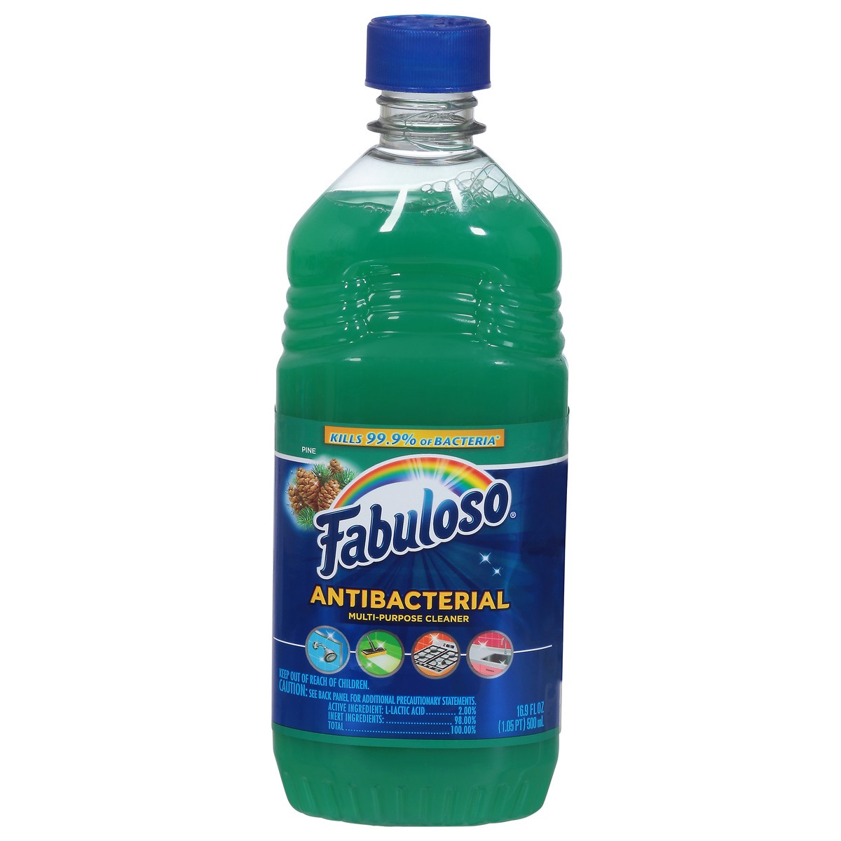 slide 1 of 9, Fabuloso Antibacterial Pine, 16.9 oz