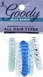 Goody Trend Blue Silver Coil Elastic