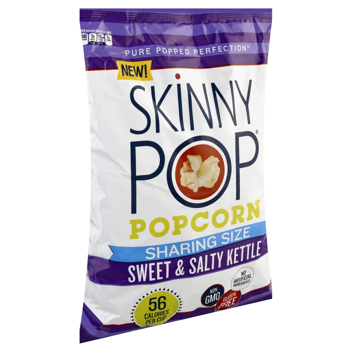 slide 2 of 13, SKINNY POP POPCORN Skinny Pop Kettle Share Size, 8.1 oz