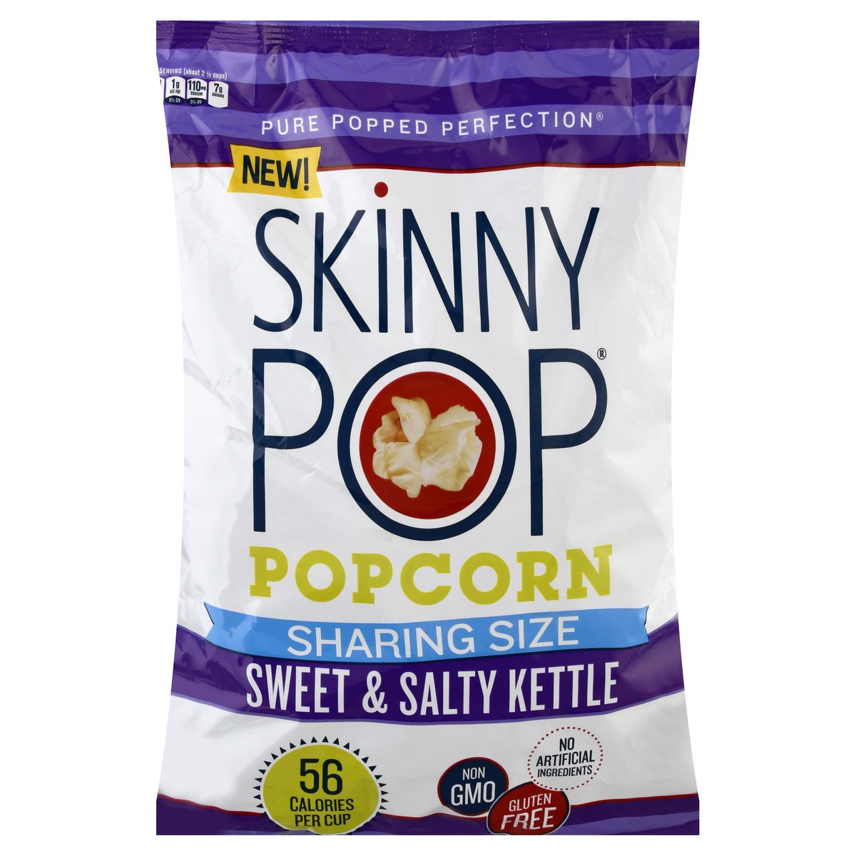 slide 1 of 13, SKINNY POP POPCORN Skinny Pop Kettle Share Size, 8.1 oz