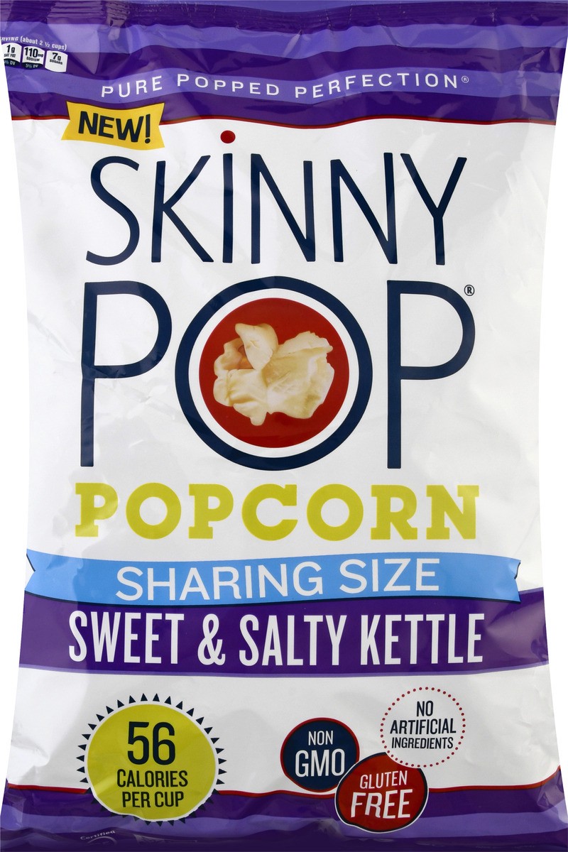 slide 13 of 13, SKINNY POP POPCORN Skinny Pop Kettle Share Size, 8.1 oz