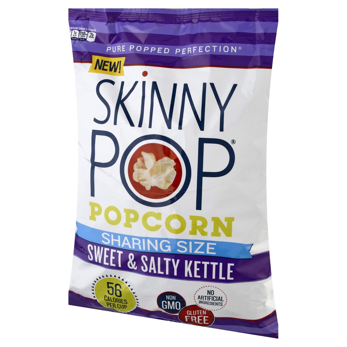 slide 6 of 13, SKINNY POP POPCORN Skinny Pop Kettle Share Size, 8.1 oz