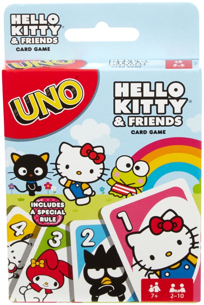 slide 1 of 8, Mattel Uno Hello Kitty & Friends Card Game, 1 ct