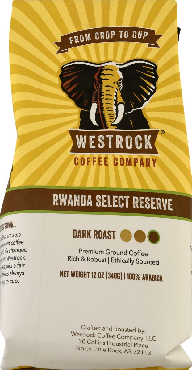 slide 1 of 1, Westrock Coffee Westrock Dark Roast Ground 100% Arabica Rwanda Select Reserve Coffee - 12 oz, 12 oz