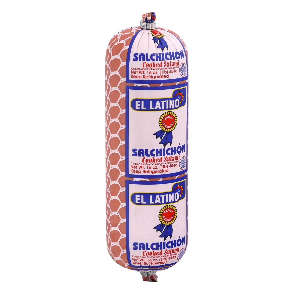 slide 11 of 12, El Latino Cooked Salami 16 oz, per lb