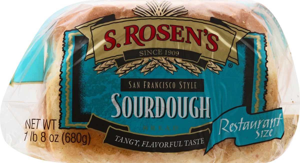 slide 7 of 12, S. Rosen's San Francisco Style Sourdough Bread 24 oz, 24 oz
