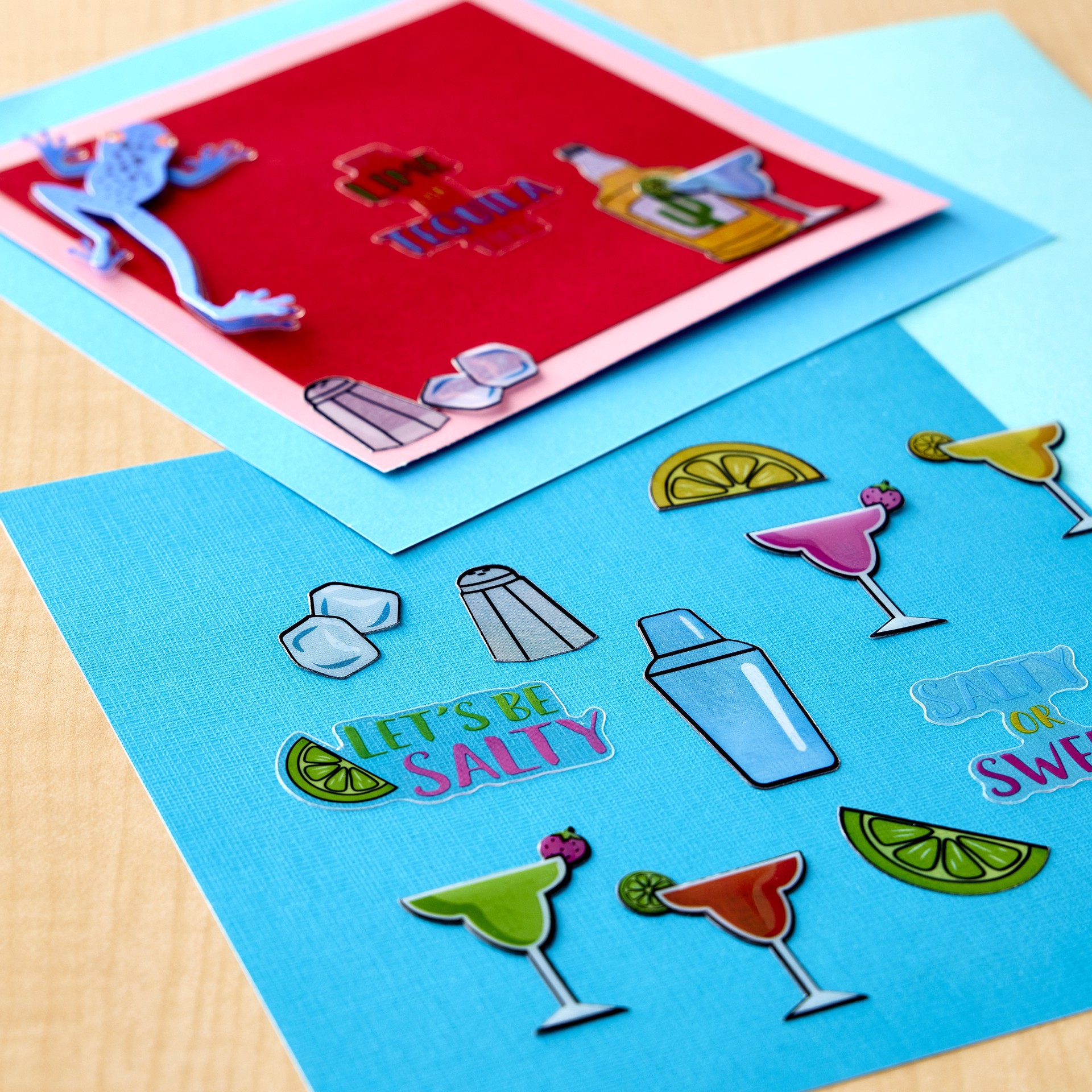 slide 2 of 3, Margarita Stickers By Recollections, 3.875 in x 7 in