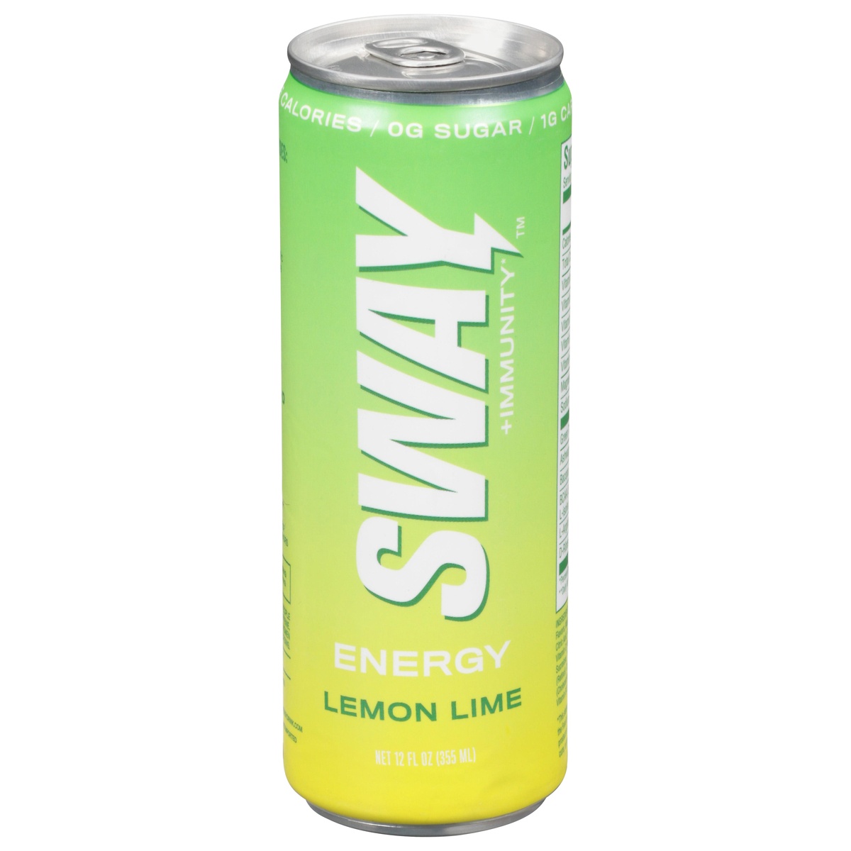 Sway +Immunity Lemon Lime Energy Drink 12 fl oz 12 fl oz Shipt