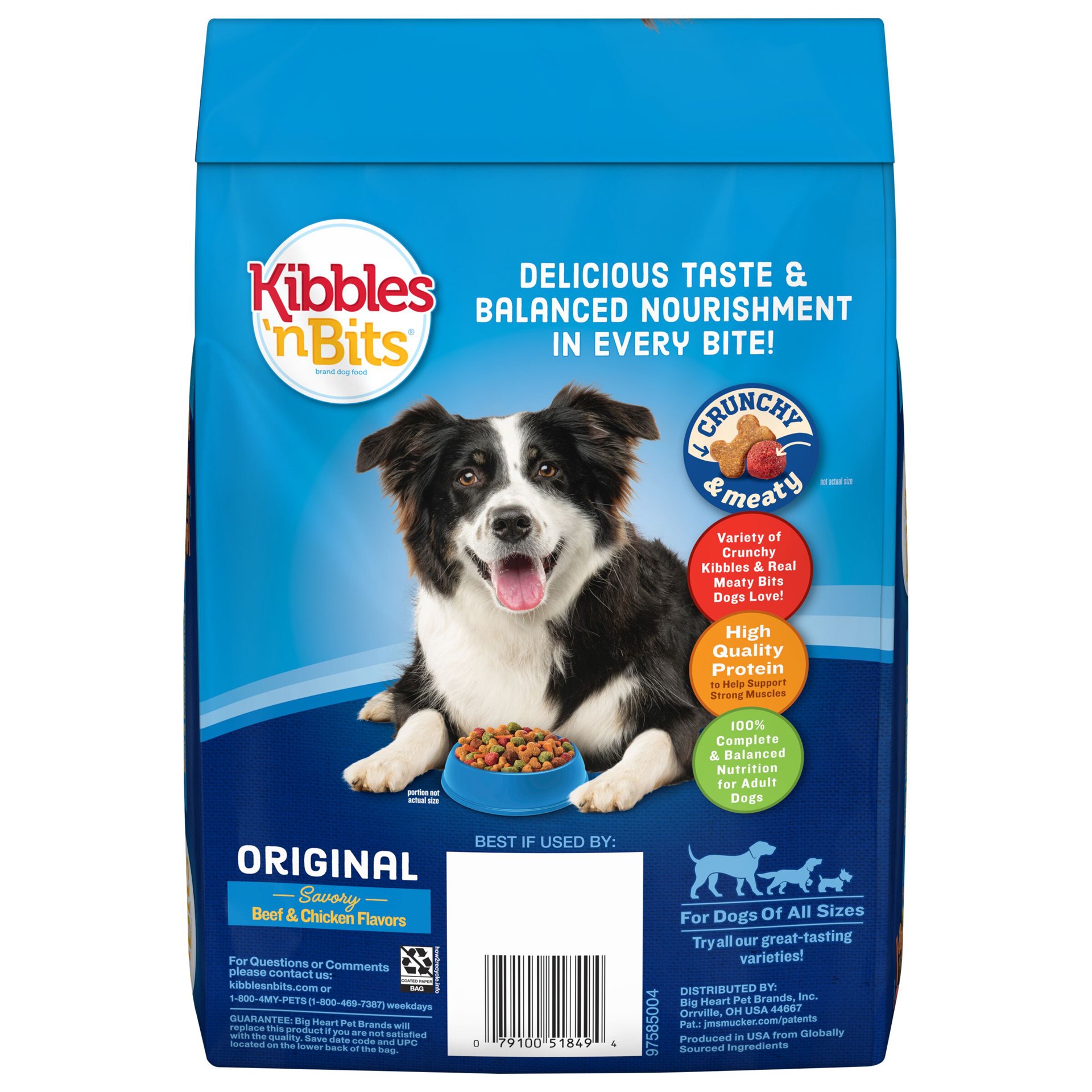 slide 5 of 7, Kibbles 'n Bits Kibbles & Bits Dry Dog Food Original, 3.5 lb