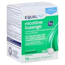 slide 1 of 1, Equaline Nicotn Mint Loz 2 Mg, 72 ct; 2 mg